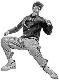 Silouette of Mike Diamond