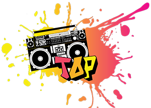 image of 1980s style boombox